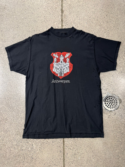AW2023 Balenciaga ‘Antwerp Castles’ Distressed Graphic T-Shirt