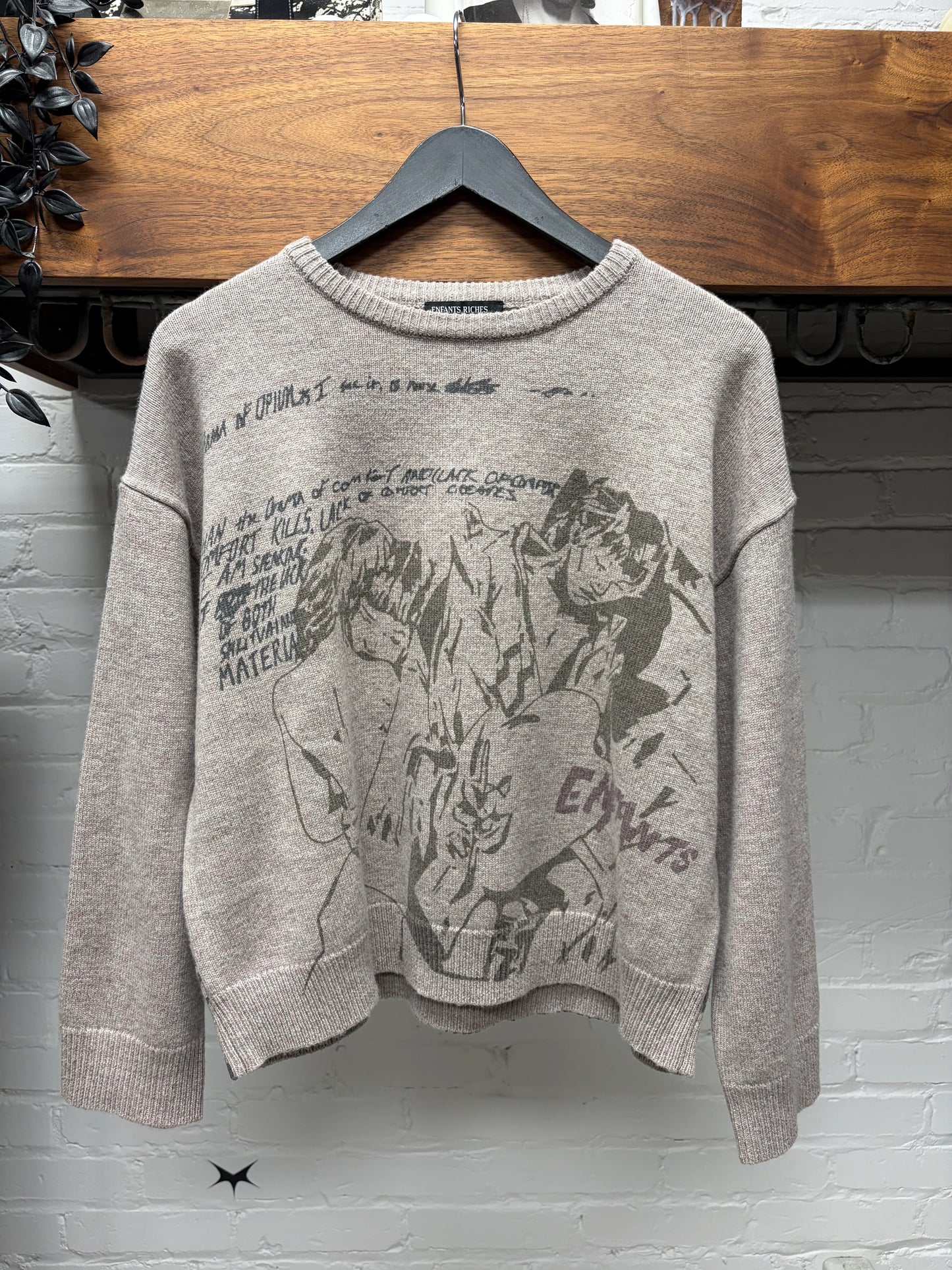 AW2021 Enfants Riches Deprimes ‘The Drama of Opium’ Knit Sweater