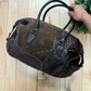 Tornado Mart Patchwork Panelled Leather Duffel Bag