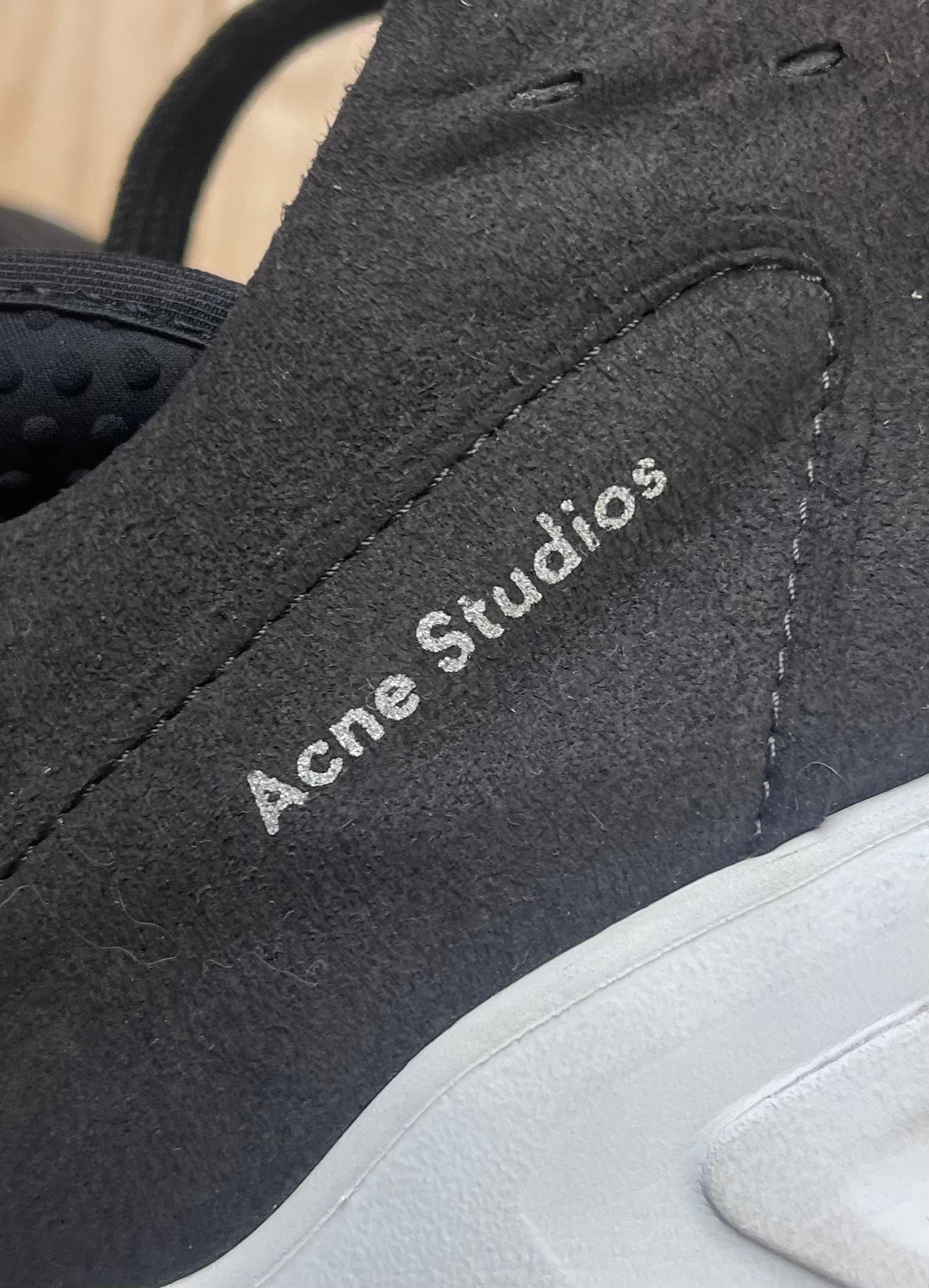 Acne Studios Rockaway Black/White Low Top Sneakers