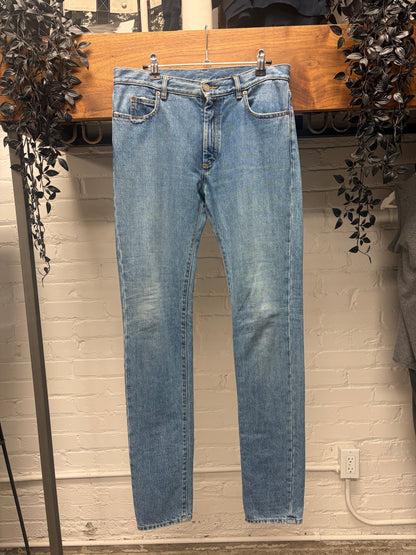 SS2017 Maison Margiela Classic Blue Wash Skinny Jeans
