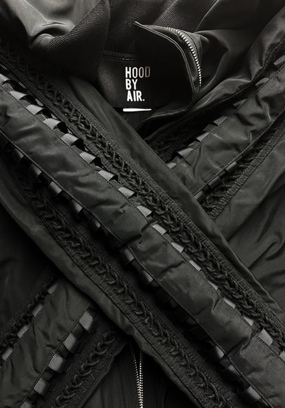 Spring Summer 2014 Hood By Air 3D Padded ‘Flight’ Black Bomber Jacket