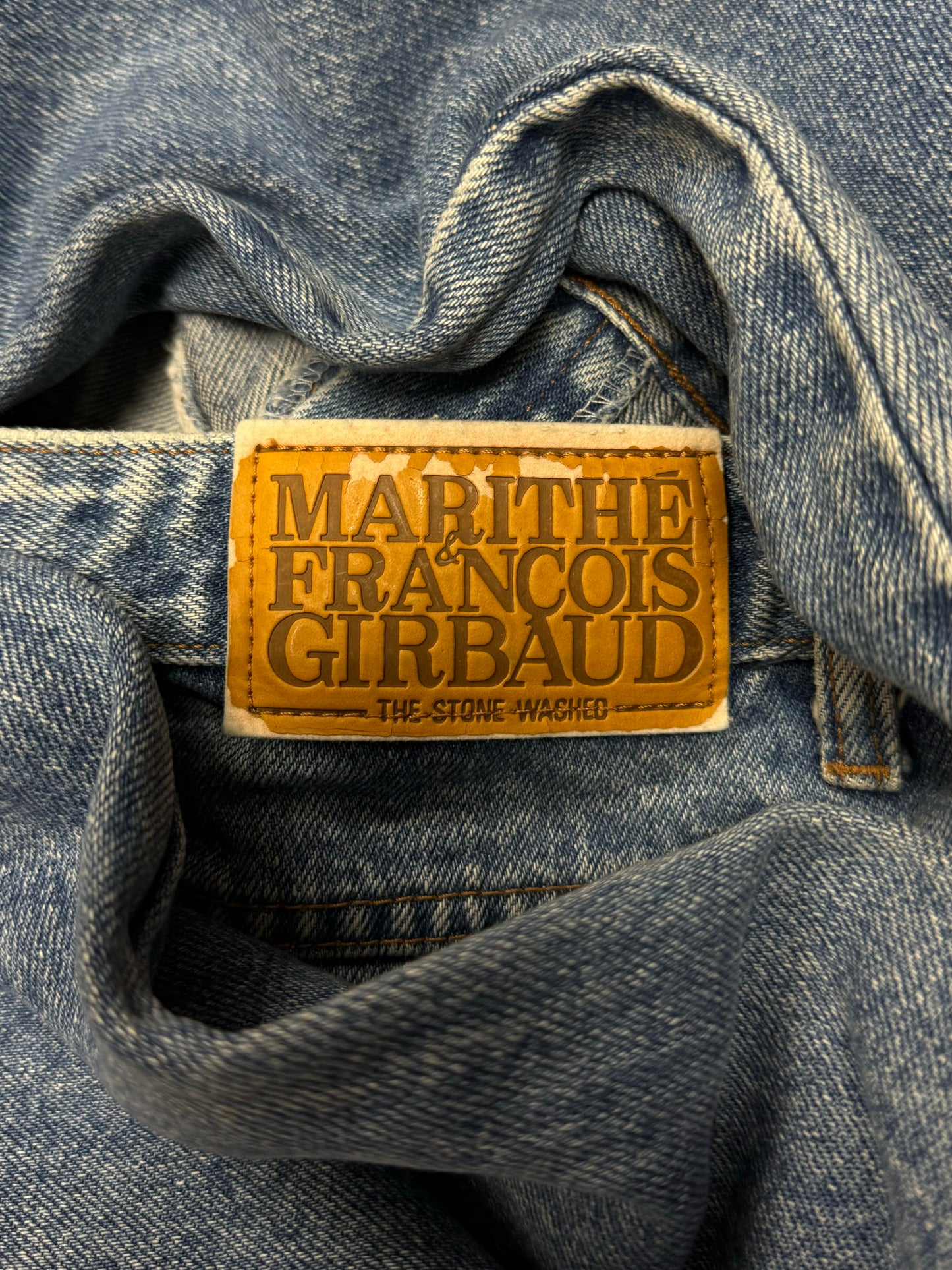 Marithe Francois Girbaud Baggy Blue Denim