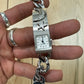 Vintage 1990s Jean Paul Gaultier Silver Cuban Link Watch