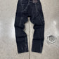 Givenchy ‘Crackled’ Black Slim/Skinny Denim