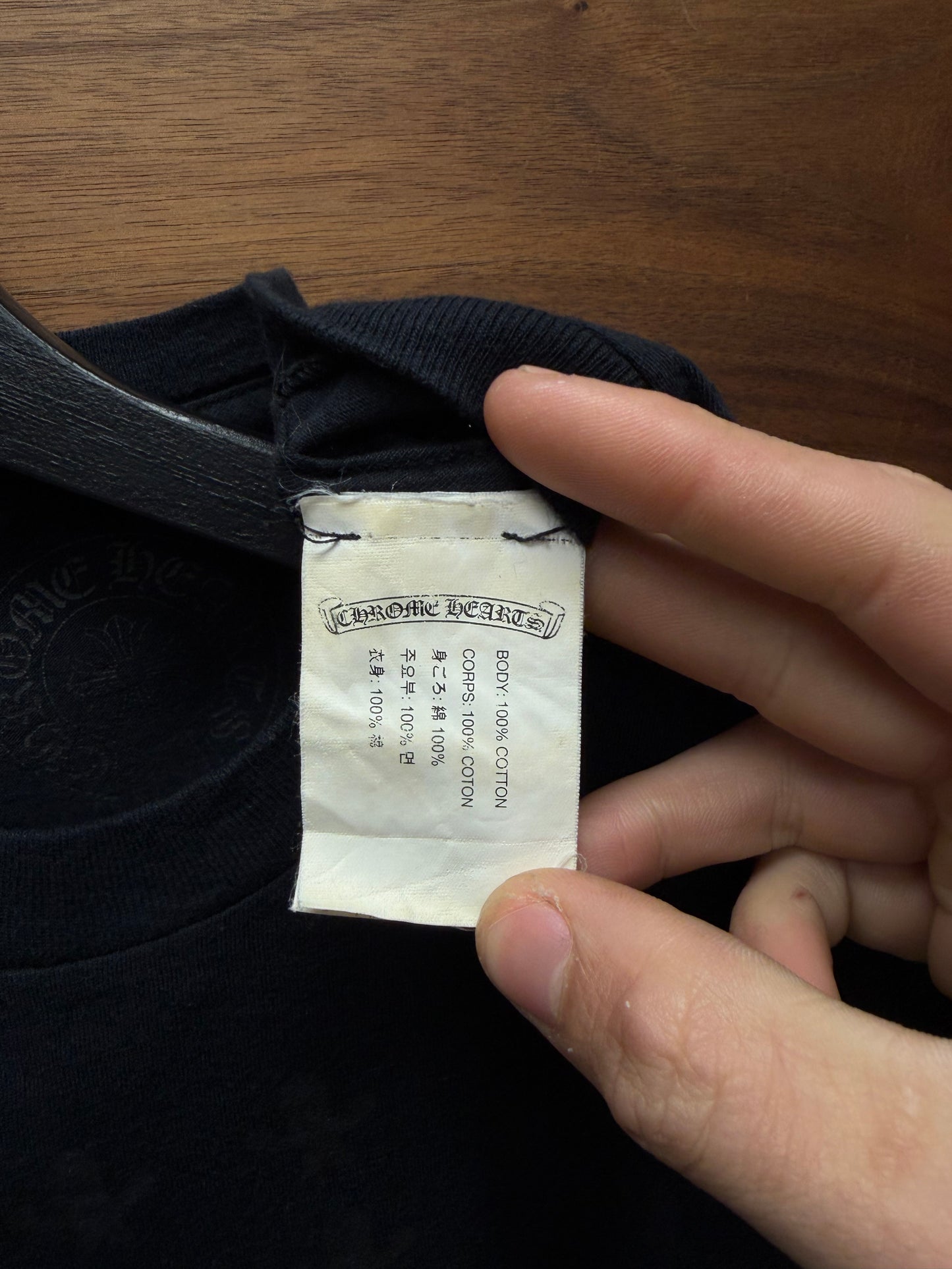 Chrome Hearts ‘Foti Monogram’ Black Graphic T-Shirt