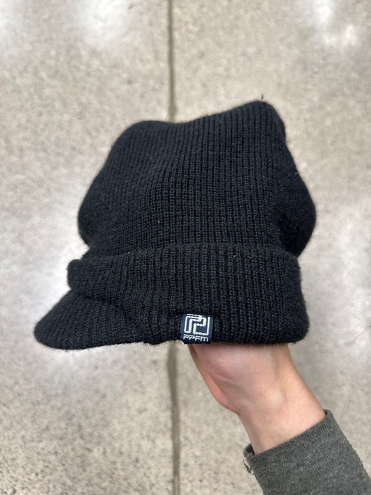 2000s PPFM Brimmed Black Beanie