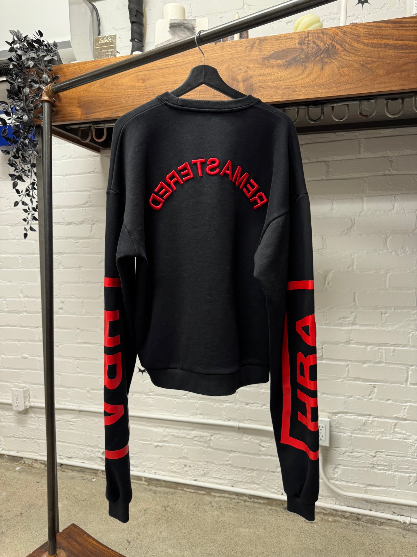 AW2016 Hood by Air ‘Remastered Brutality’ Elongated Sleeve Sweatshirt
