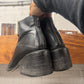 Helmut Lang ‘Backzip’ Pointed Toe Calfskin Leather Boots