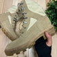 Balenciaga ‘Desert Sand’ Suede Tactical Army Boots