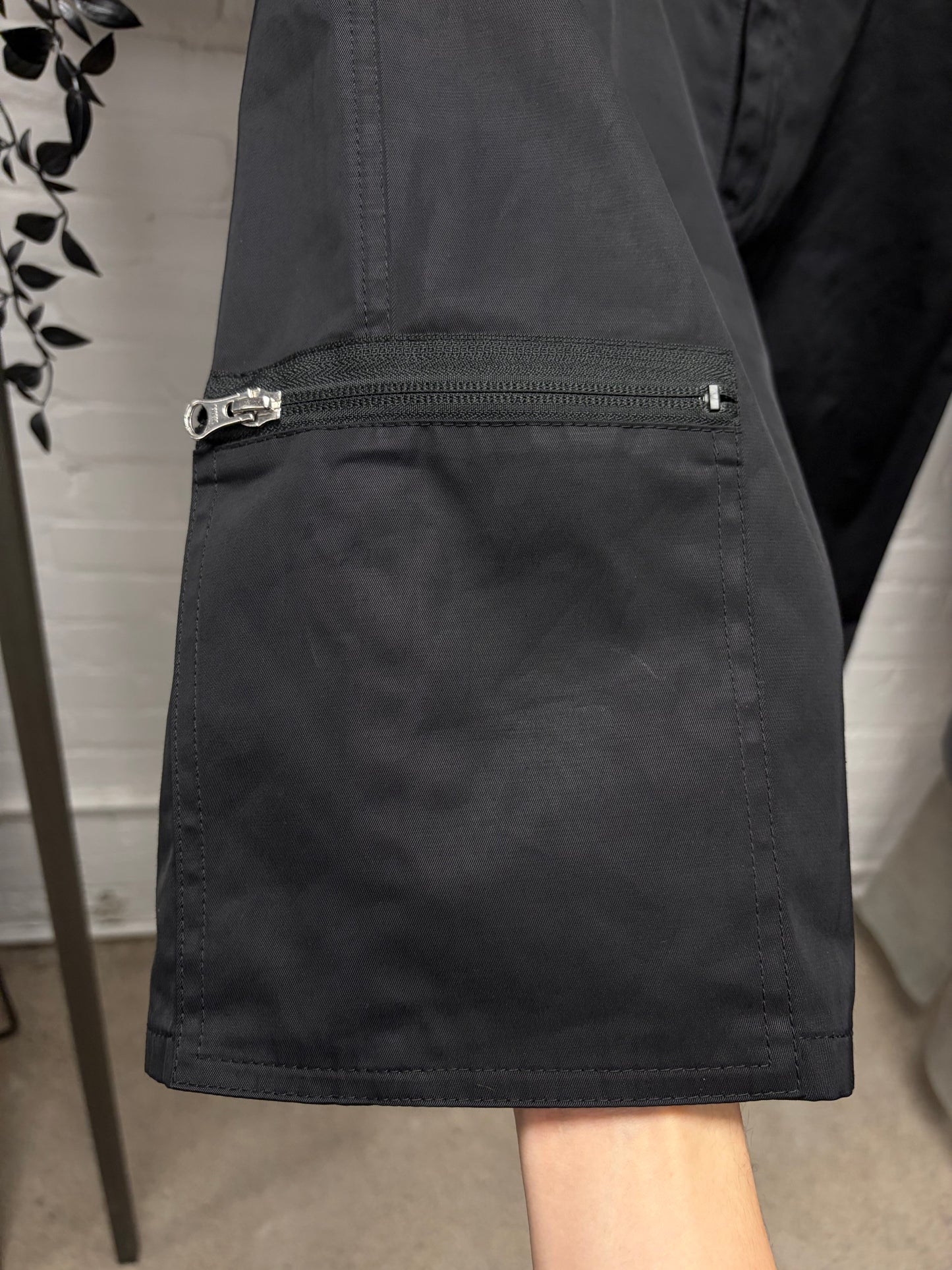 SS2024 Maison Margiela Black Nylon Cargo Shorts