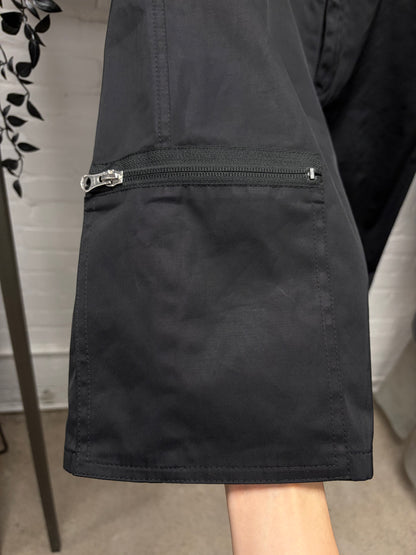 SS2024 Maison Margiela Black Nylon Cargo Shorts