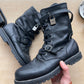 Autumn 2011 Jeremy Scott x Adidas ‘Padlock’ Leather Combat Boots