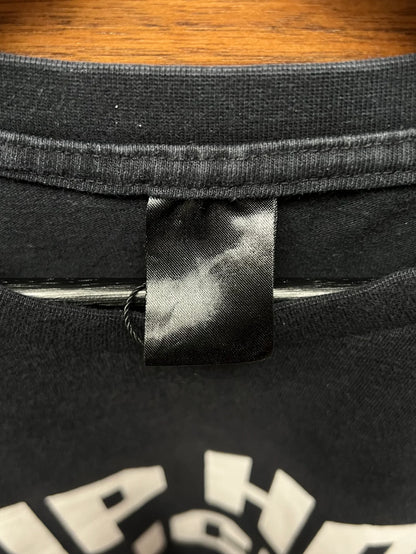 AW2004 Number (N)ine ‘Hip-Hop Sucks’ Black Slogan T-Shirt