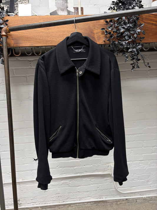 AW1998 Raf Simons ‘Radioactivity’ Collared Black Work Jacket