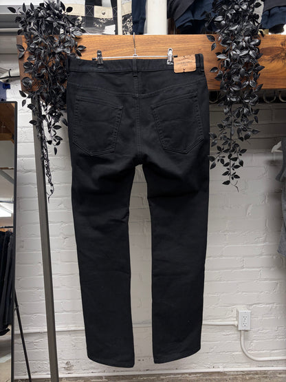 2022 Balenciaga Black Bootcut/Straight Leg Denim
