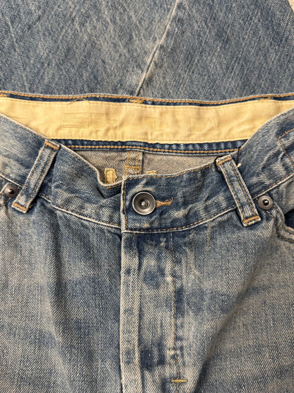 2000s Rick Owens ‘Spiral’ DRKSHDW Dirt Wash Denim