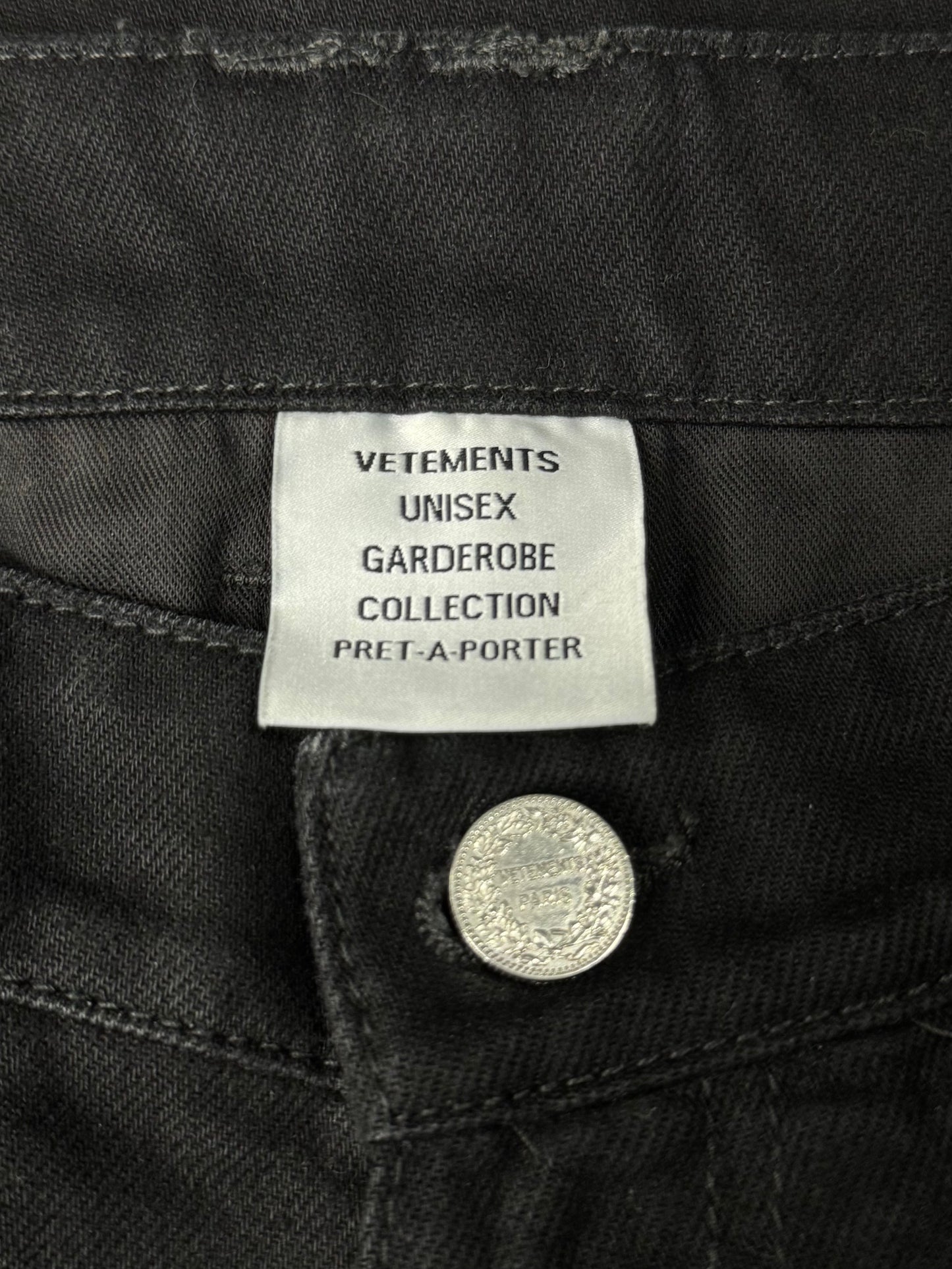 Vetements ‘Detachable’ Zip Layered Wide Leg Cargo Pants