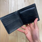 Jean Paul Gaultier Pierced Leather Bifold Wallet