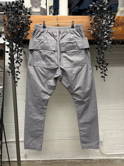 2018 Rick Owens ‘Creatch’ Blu/Grey Drawstring Pants