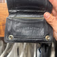 Chrome Hearts DBL Cross Ball Black Calfskin Leather Wallet