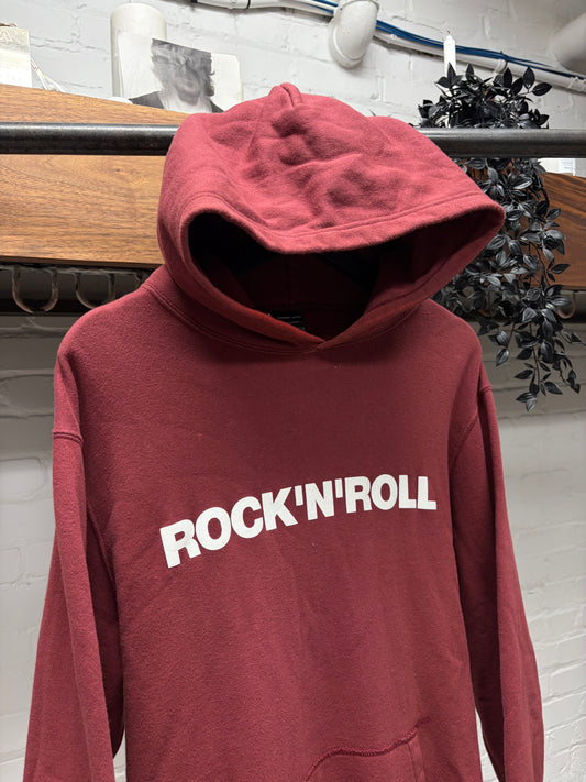 Number (N)ine ‘Rock n Roll’ Dark Red Pullover Hoodie