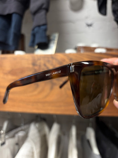 Saint Laurent ‘SL 1’ Tortoiseshell Sunglasses