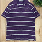 2000s Bape by Nigo Purple Striped Polo