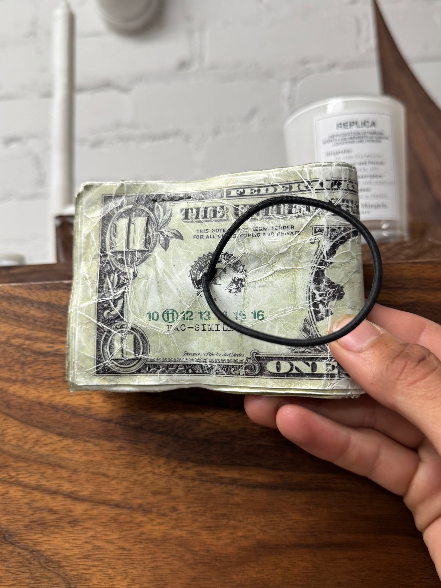 SS2008 Maison Martin Margiela ‘$11 Dollar Bill’ Bifold Wallet