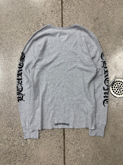 Chrome Hearts Thermal Grey Waffle Long Sleeve