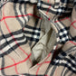 Vintage Burberry Nova Check Monogram Wool Trousers