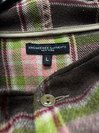 Engineered Garments Military ‘Anorak’ Plaid Patterned Wool Field Jacket