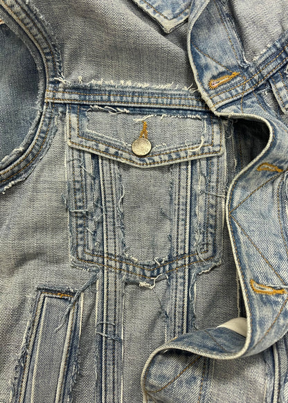 Spring Summer 2012 Margiela x H&M Distressed Denim Vest