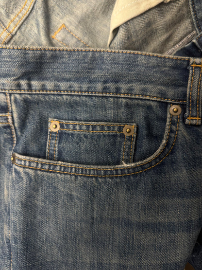 2014 Saint Laurent by Hedi Slimane ‘D02’ Blue Wash Skinny Jeans