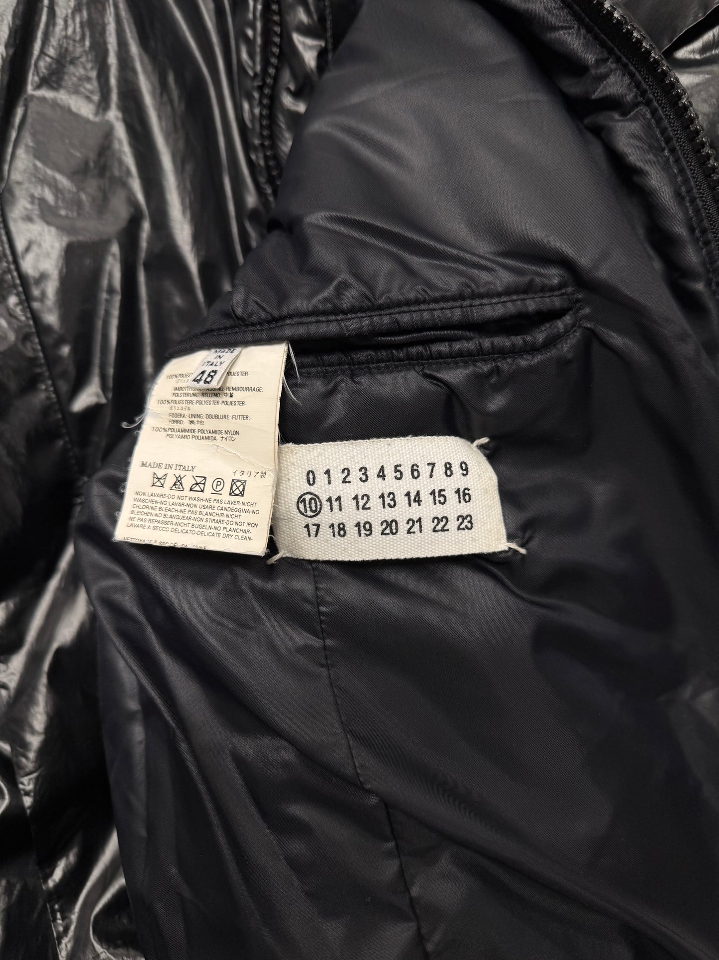 AW2008 Maison Martin Margiela ‘Thriller’ M Black Puffer Jacket