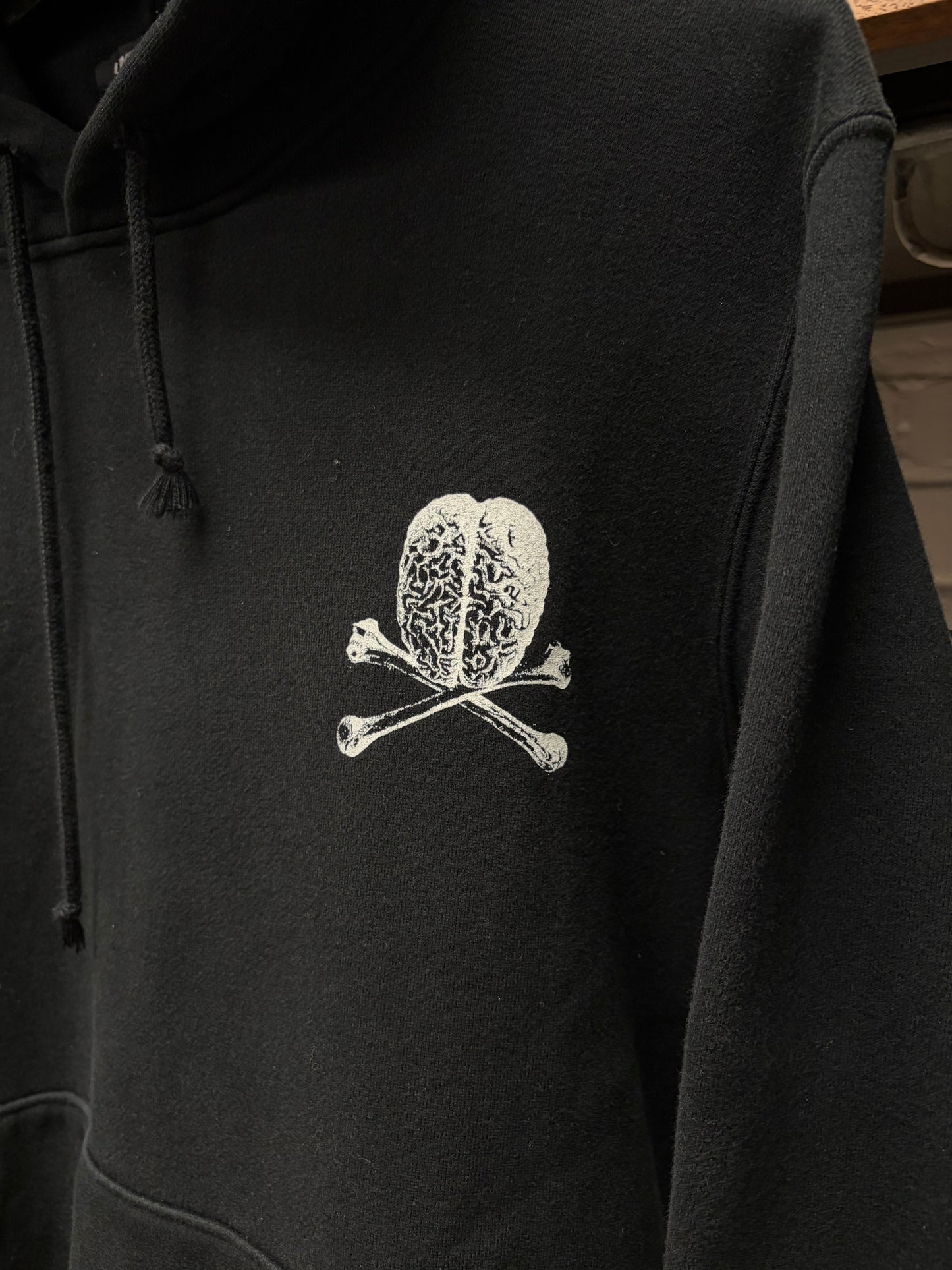 Undercover ‘Brain Skull’ Black Graphic Pullover Hoodie