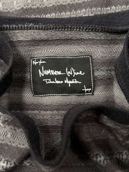 AW2002 Number (N)ine ‘NowhereMan’ Cashmere 3/4 Length Shirt