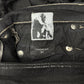 AW2021 Rick Owens ‘Gethsemane’ Waxed Black ‘Tyrone Cut’ Distressed Denim