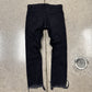 2014 Saint Laurent D02 ‘Released Hem’ Black Skinny Jeans