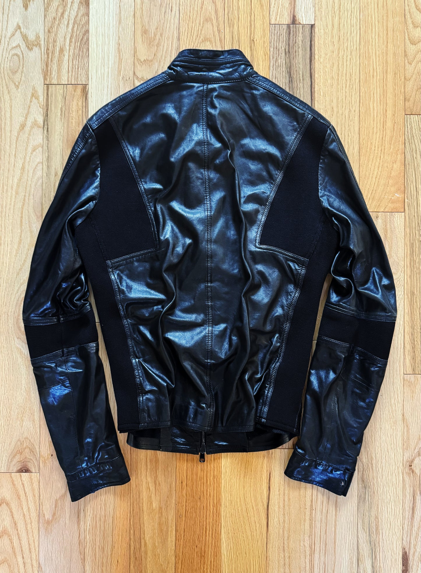 2000s Gucci by Tom Ford ‘Sport Panelled’ Leather Moto-Jacket