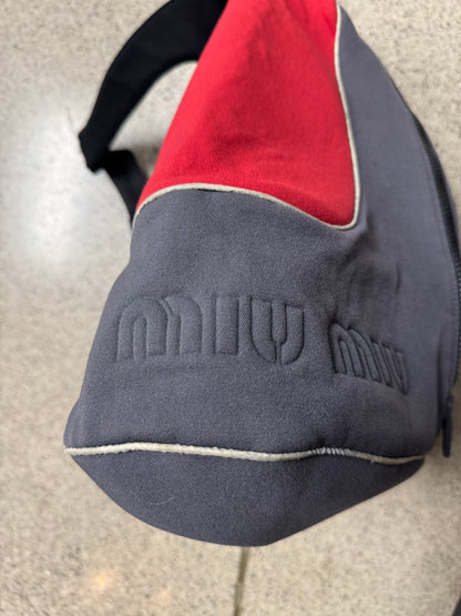 1999 Miu Miu Triangle Shaped Sport Backpack