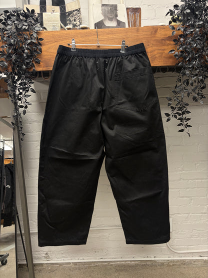 SS2024 Maison Margiela Wide Leg Black Drawstring Pants