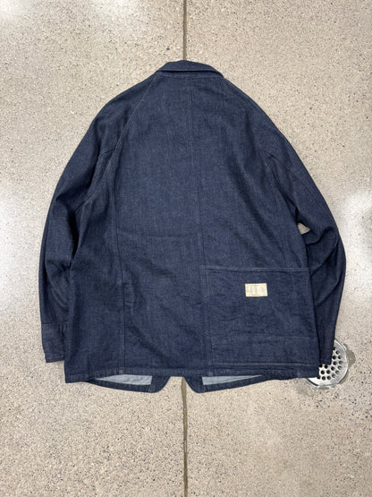 Kapital Raw Blue Denim Oversized ‘Chore’ Jacket