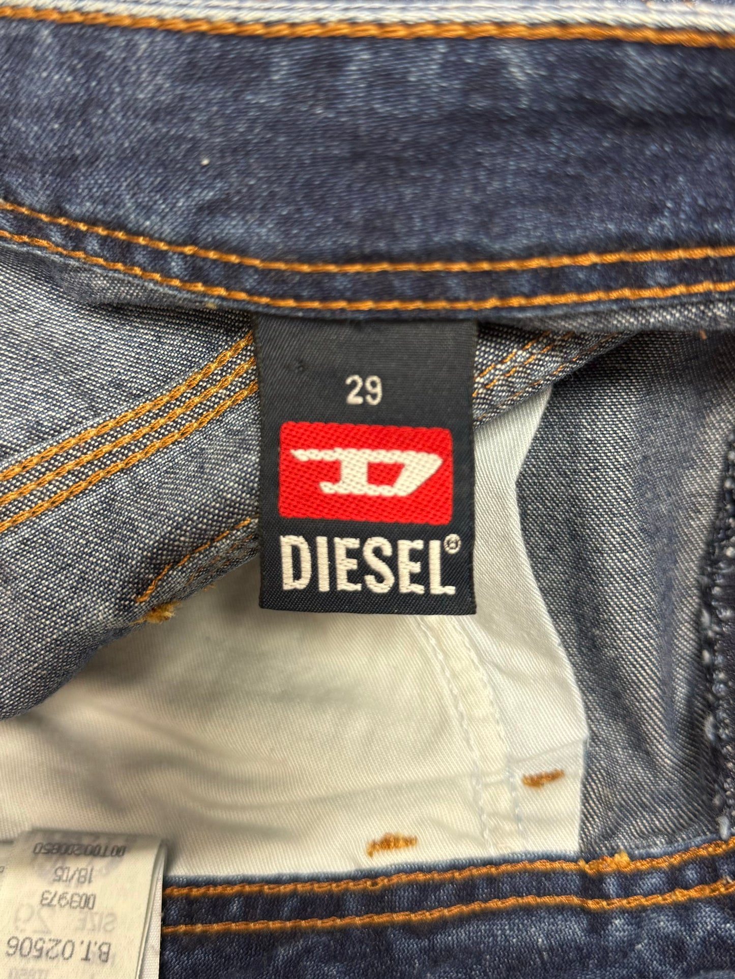 Diesel Blue Flared Carpenter Denim