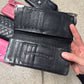 Chrome Hearts ‘Top DRWR’ Single Fold Long Leather Wallet