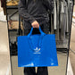 Balenciaga x Adidas Reusable Blue Tote/Shoulder Bag