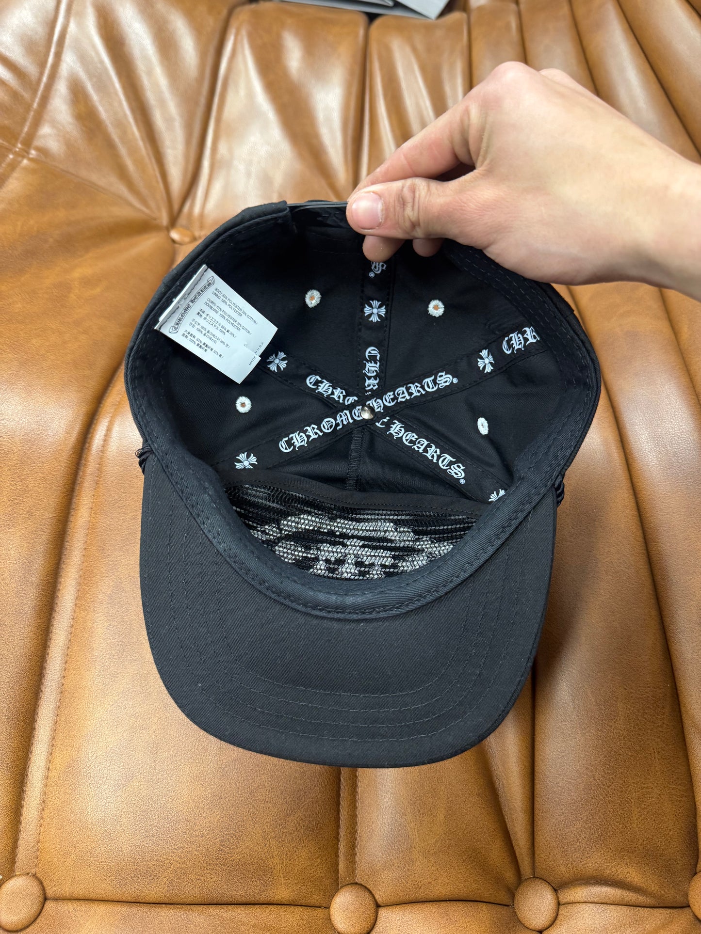 Chrome Hearts ‘King Taco’ Hollywood Black Cemetery Trucker Hat