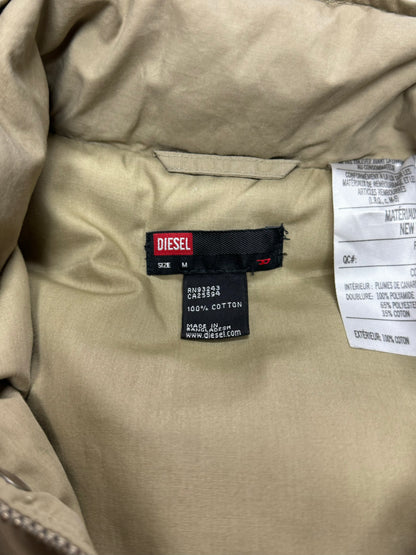 Diesel Down Filled Tan Puffer Jacket