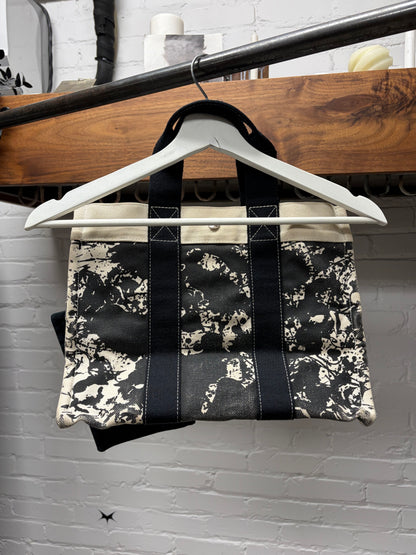 SS2004 Hermes by Martin Margiela  ‘Cheval Surprise’ Black/White Canvas Bag