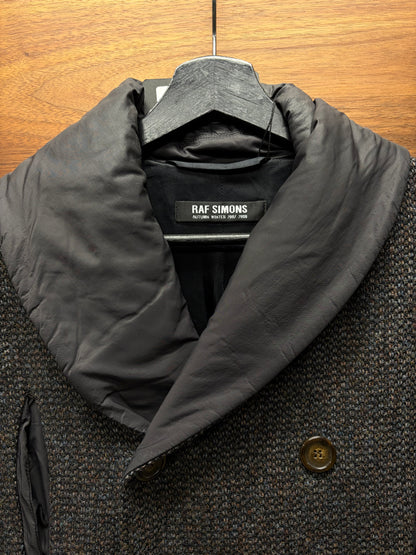 AW2007 Raf Simons Double Breasted ‘Zip Pocket’ Coat